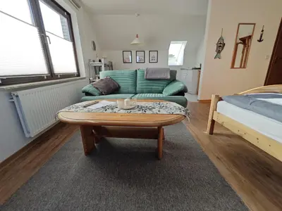 Ein Bett oder Betten in einem Zimmer der Unterkunft Watt'n Wunder