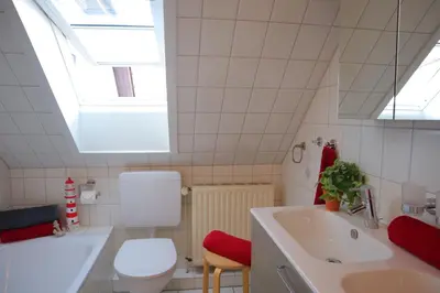 Ein Badezimmer in der Unterkunft Ferienwohnung Kleine
