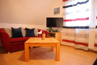 TV/Unterhaltungsangebot in der Unterkunft Villa am Meer - Fröhner