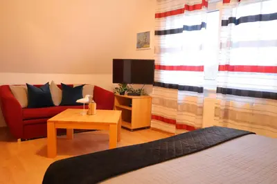 TV/Unterhaltungsangebot in der Unterkunft Villa am Meer - Fröhner
