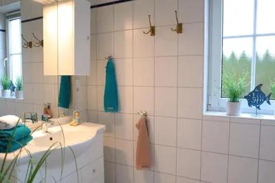 Ein Badezimmer in der Unterkunft Villa am Meer - Seeadler