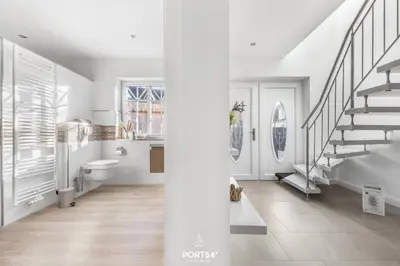 Ein Badezimmer in der Unterkunft Ferienhaus Buhne 23