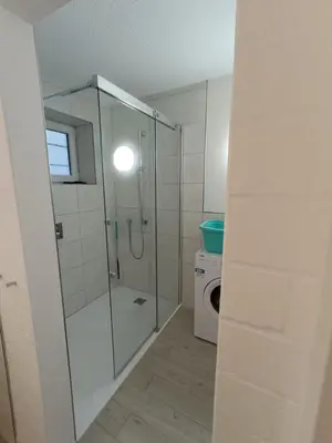 Ein Badezimmer in der Unterkunft Küstenhaus Duhnen - Wohnung 2 im Erdgeschoss