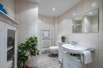 Ein Badezimmer in der Unterkunft Haus Ankerplatz Apartment 1 3