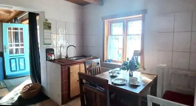 Küche/Küchenzeile in der Unterkunft Ferienhaus Oppeln 21