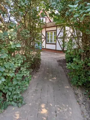 Ein Garten an der Unterkunft Ferienhaus Oppeln 21