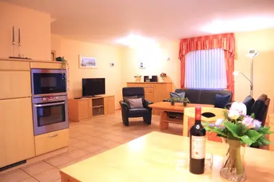 Küche/Küchenzeile in der Unterkunft Ferienhaus Gudrun