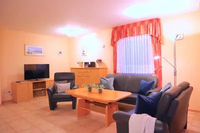 TV/Unterhaltungsangebot in der Unterkunft Ferienhaus Gudrun