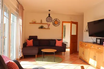 TV/Unterhaltungsangebot in der Unterkunft Ferienhaus Chalet Bel Air