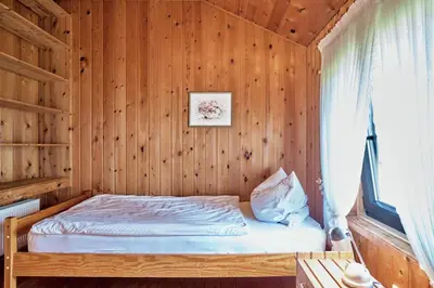 Ein Bett oder Betten in einem Zimmer der Unterkunft Seestern