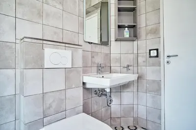 Ein Badezimmer in der Unterkunft Seestern