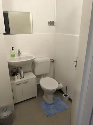 Ein Badezimmer in der Unterkunft Monteurwohnung Brunsbüttel Südseite