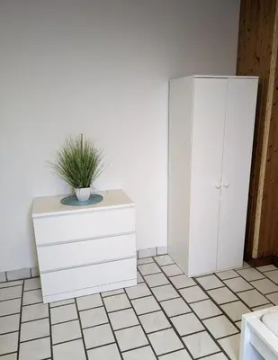 Grundriss der Unterkunft Monteurwohnung Brunsbüttel Südseite
