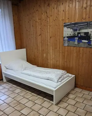 Ein Bett oder Betten in einem Zimmer der Unterkunft Monteurwohnung Brunsbüttel Südseite