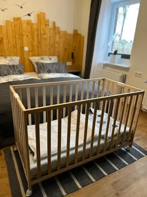 Ein Bett oder Betten in einem Zimmer der Unterkunft Ferienwohnung Familie Renner