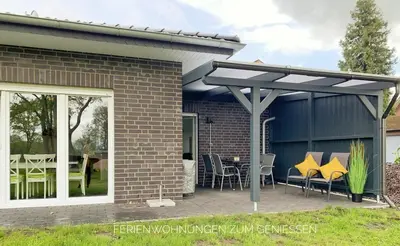 Grundriss der Unterkunft Ferienhaus Nordprinz mit Sauna und Whirlpool