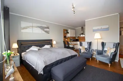 Ein Bett oder Betten in einem Zimmer der Unterkunft Atlantic 209