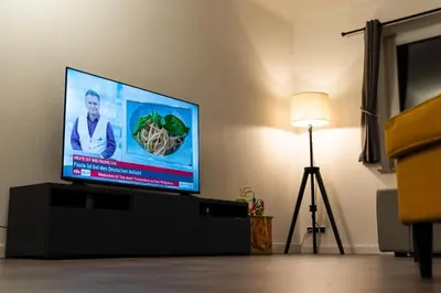 TV/Unterhaltungsangebot in der Unterkunft Strandnahe Ferienwohnung Nordsee Oase Whg 1