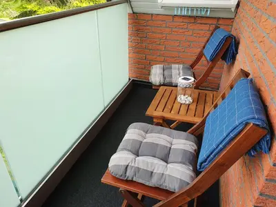 Ein Sitzbereich in der Unterkunft Meine Zeit