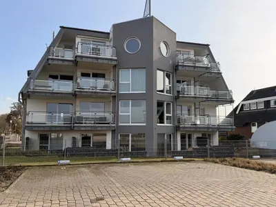 Das Gebäude in dem sich die Ferienwohnung befindet