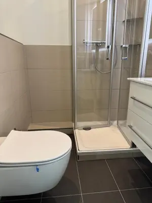 Ein Badezimmer in der Unterkunft Ferienwohnung Sky View
