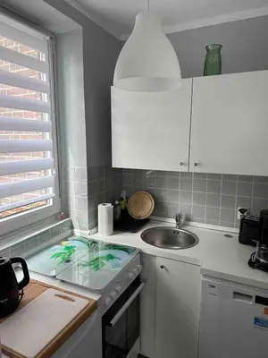 Küche/Küchenzeile in der Unterkunft Apartment in Büsum, Nordzeit