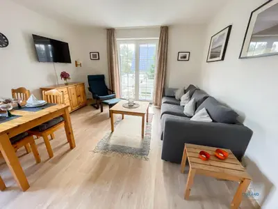 TV/Unterhaltungsangebot in der Unterkunft Haus Scharhörn Wohnung 4