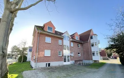 Das Gebäude in dem sich die Ferienwohnung befindet