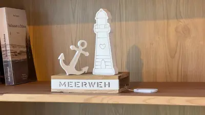 Ein Zertifikat, Auszeichnung, Logo oder anderes Dokument, das in der Unterkunft Meehrblick Alte Liebe ausgestellt ist