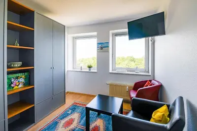 TV/Unterhaltungsangebot in der Unterkunft Haus Nordseebrandung NB63