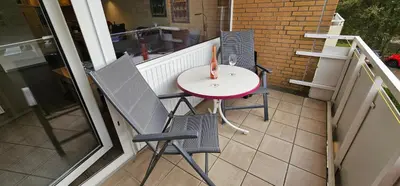 Ein Balkon oder eine Terrasse in der Unterkunft Haus Frauenpreiss Wohnung 203