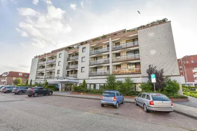 Das Gebäude in dem sich die Ferienwohnung befindet