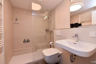Ein Badezimmer in der Unterkunft Haus 