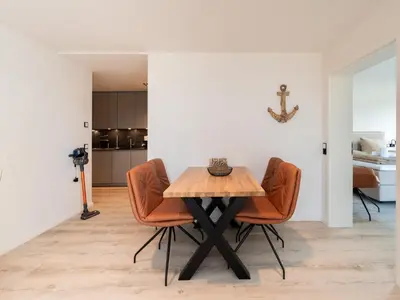 Ein Sitzbereich in der Unterkunft Inseltörn Wohnung 10