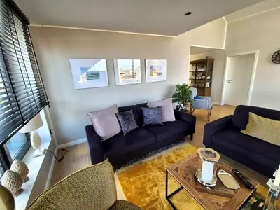 Ein Sitzbereich in der Unterkunft Inseltörn Penthouse