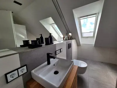 Ein Badezimmer in der Unterkunft Inseltörn Penthouse