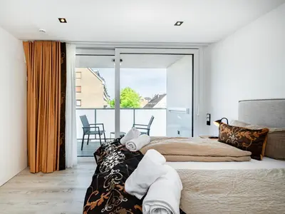 Ein Bett oder Betten in einem Zimmer der Unterkunft Inseltörn Wohnung 7