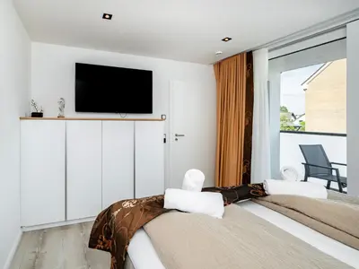 TV/Unterhaltungsangebot in der Unterkunft Inseltörn Wohnung 7
