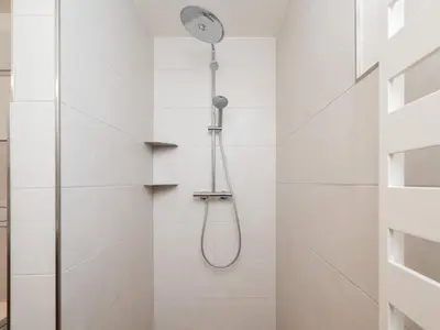 Ein Badezimmer in der Unterkunft Inseltörn Wohnung 9