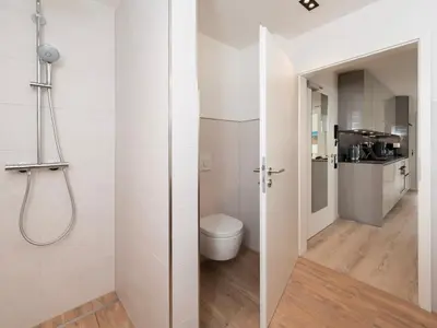 Ein Badezimmer in der Unterkunft Inseltörn Wohnung 8