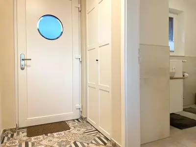 Ein Badezimmer in der Unterkunft Seaside 53 Grad FeWo 5