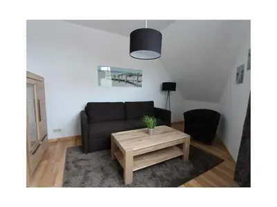 Ein Sitzbereich in der Unterkunft ToNi´s Graurobbe Comfortable holiday residence