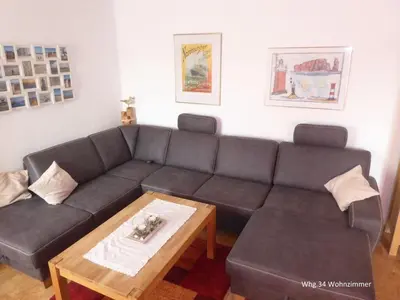 Ein Sitzbereich in der Unterkunft Holiday home in Cuxhaven for 2 people