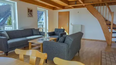 Ein Sitzbereich in der Unterkunft Schilingshof WHG 3