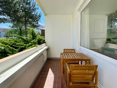 Ein Balkon oder eine Terrasse in der Unterkunft Haus 