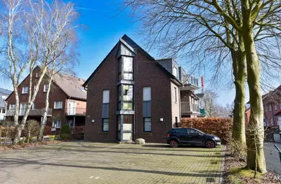 Das Gebäude in dem sich die Ferienwohnung befindet