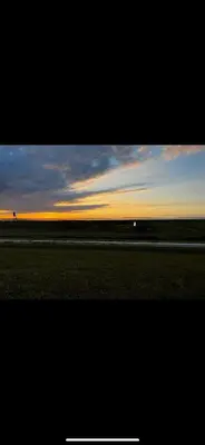 Blick auf den Sonnenuntergang/Sonnenaufgang von der Ferienwohnung aus oder aus der Nähe