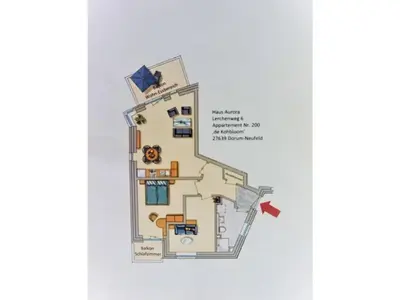 Grundriss der Unterkunft De Kohbloom