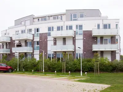 Das Gebäude in dem sich die Ferienwohnung befindet