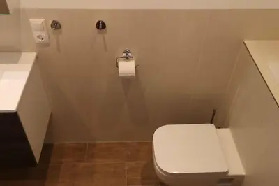 Ein Badezimmer in der Unterkunft Ferienhaus Seehund - strandnah - All Inklusive
